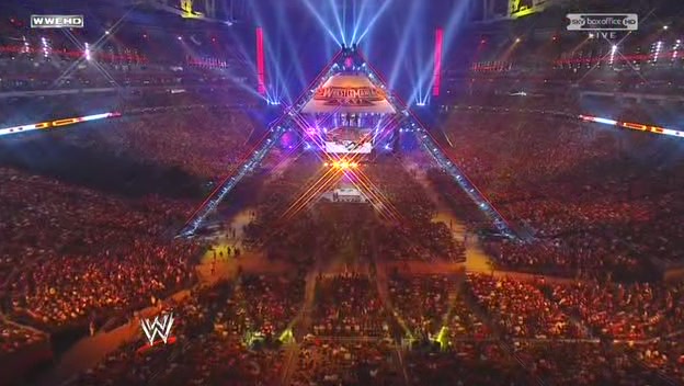 Wrestlemania 26 - Pyramid structure